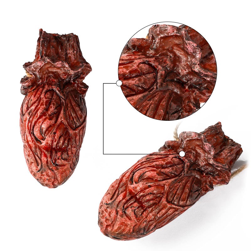 Lansian Halloween Decorations Blood Weapon Garland Banner Props Hanging Scary Fake Severed Hand Broken Body Parts for Haunted House Halloween Vampire Zombie Party Supplies (6pcs Body Parts) - Image 3